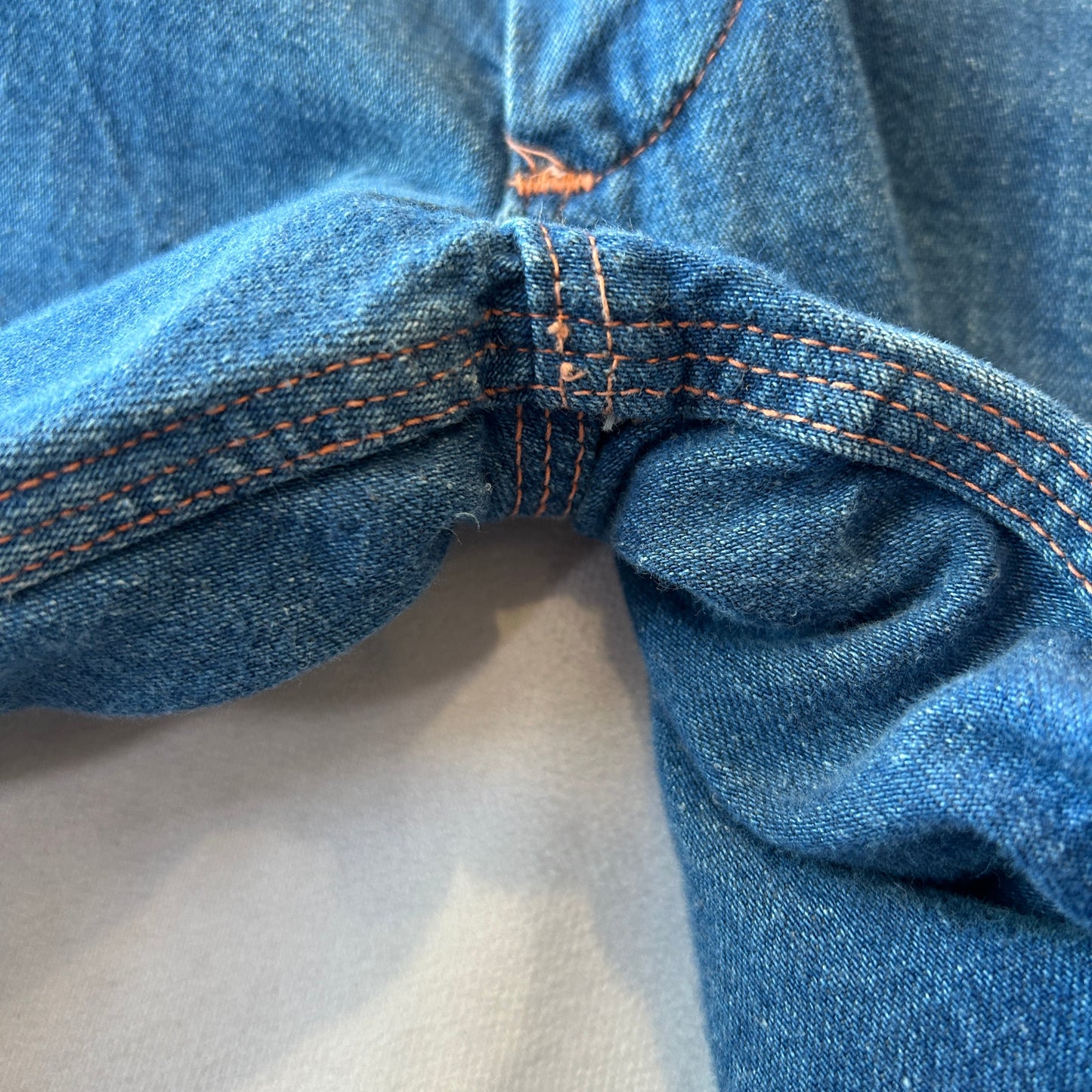 70's Unknown Brand デニムペインターパンツ ワークパンツ(w34)/A6732P-SO