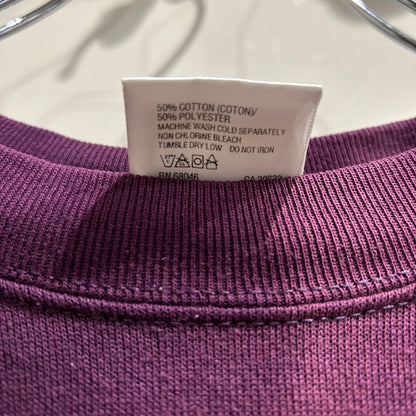 90's TULTEX ブランクスウェット フェード 無地 ボルドー(XL)/B2918S-SO