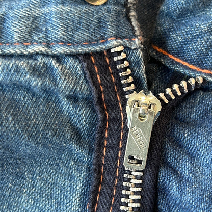 70's Unknown Brand デニムペインターパンツ ワークパンツ(w34)/A6732P-SO