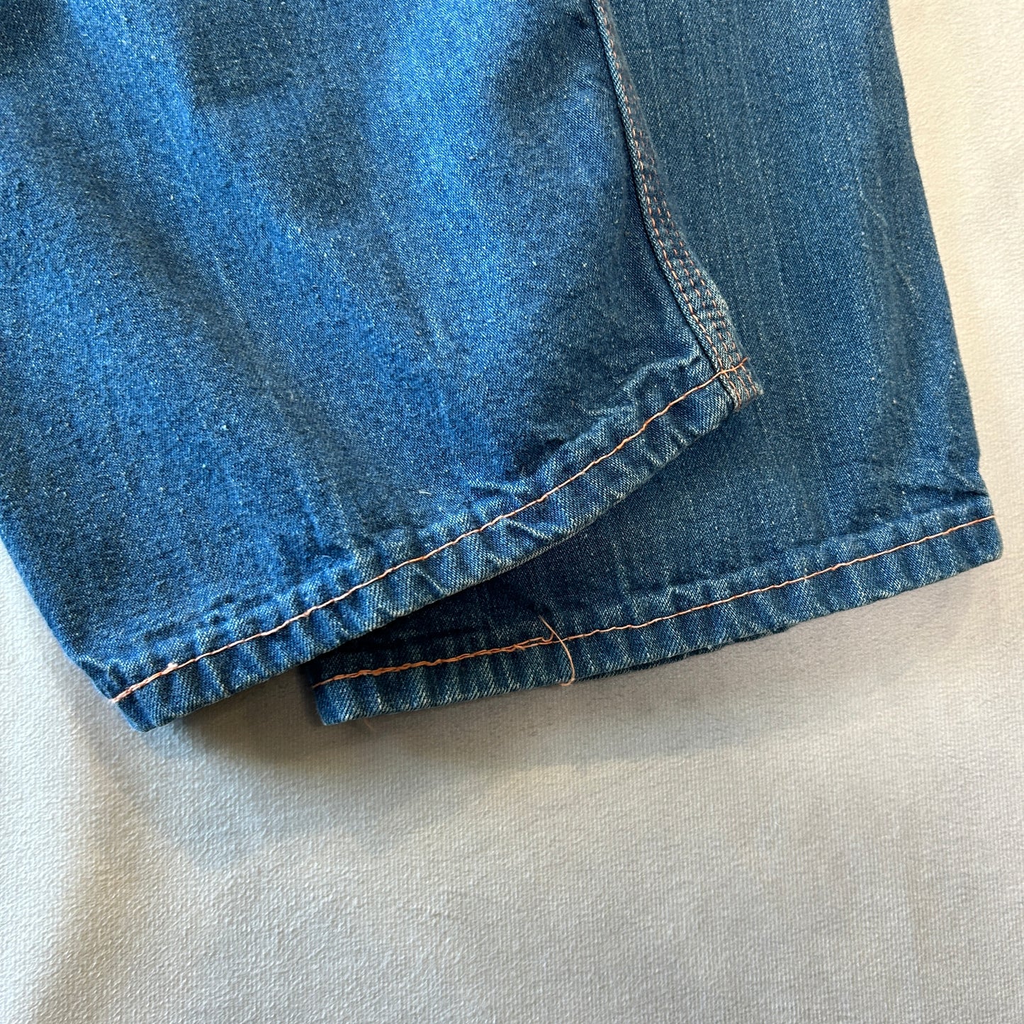 70's Unknown Brand デニムペインターパンツ ワークパンツ(w34)/A6732P-SO