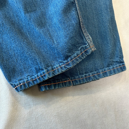 70's Unknown Brand デニムペインターパンツ ワークパンツ(w34)/A6732P-SO