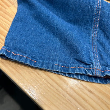 70's Unknown Brand デニムペインターパンツ ワークパンツ(w34)/A6732P-SO