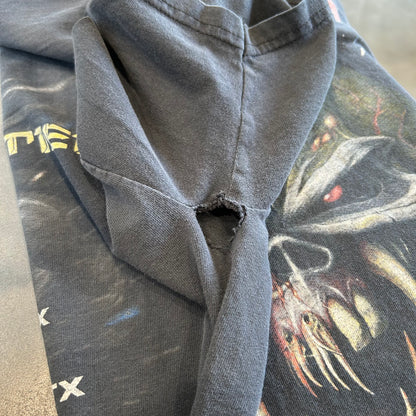00's IRON MAIDEN アイアンメイデン ツアーTシャツ 黒(M)/A6480T-SO