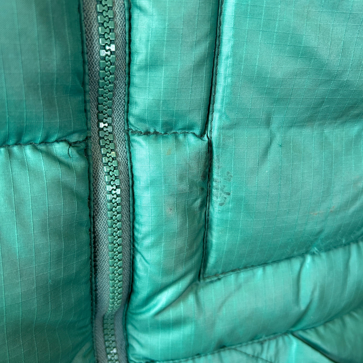 80's Eddie Bauer エディー・バウアー リバーシブルダウンベスト グリーン/ベージュ(M)/C1692V-SO