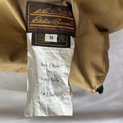 80's Eddie Bauer エディー・バウアー リバーシブルダウンベスト グリーン/ベージュ(M)/C1692V-SO