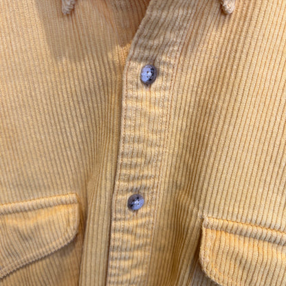 00's GAP コーデュロイシャツ 黄 (L)/B0396S-SO