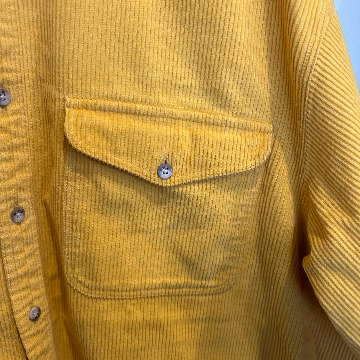 00's GAP コーデュロイシャツ 黄 (L)/B0396S-SO