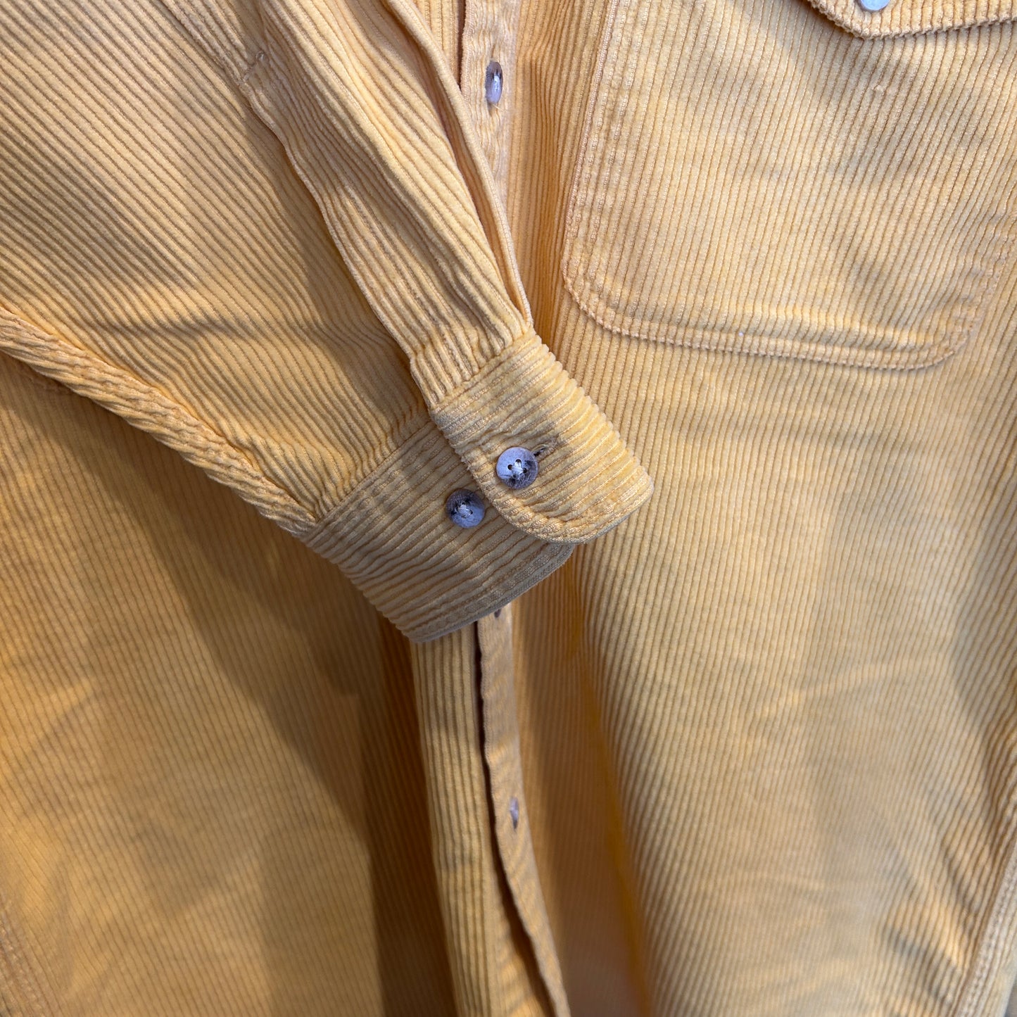 00's GAP コーデュロイシャツ 黄 (L)/B0396S-SO