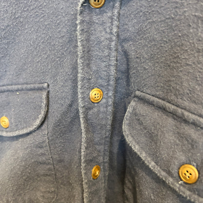 00's St.Johns'Bay  シャモアクロスシャツ 紺 (M)/A8945S-SO