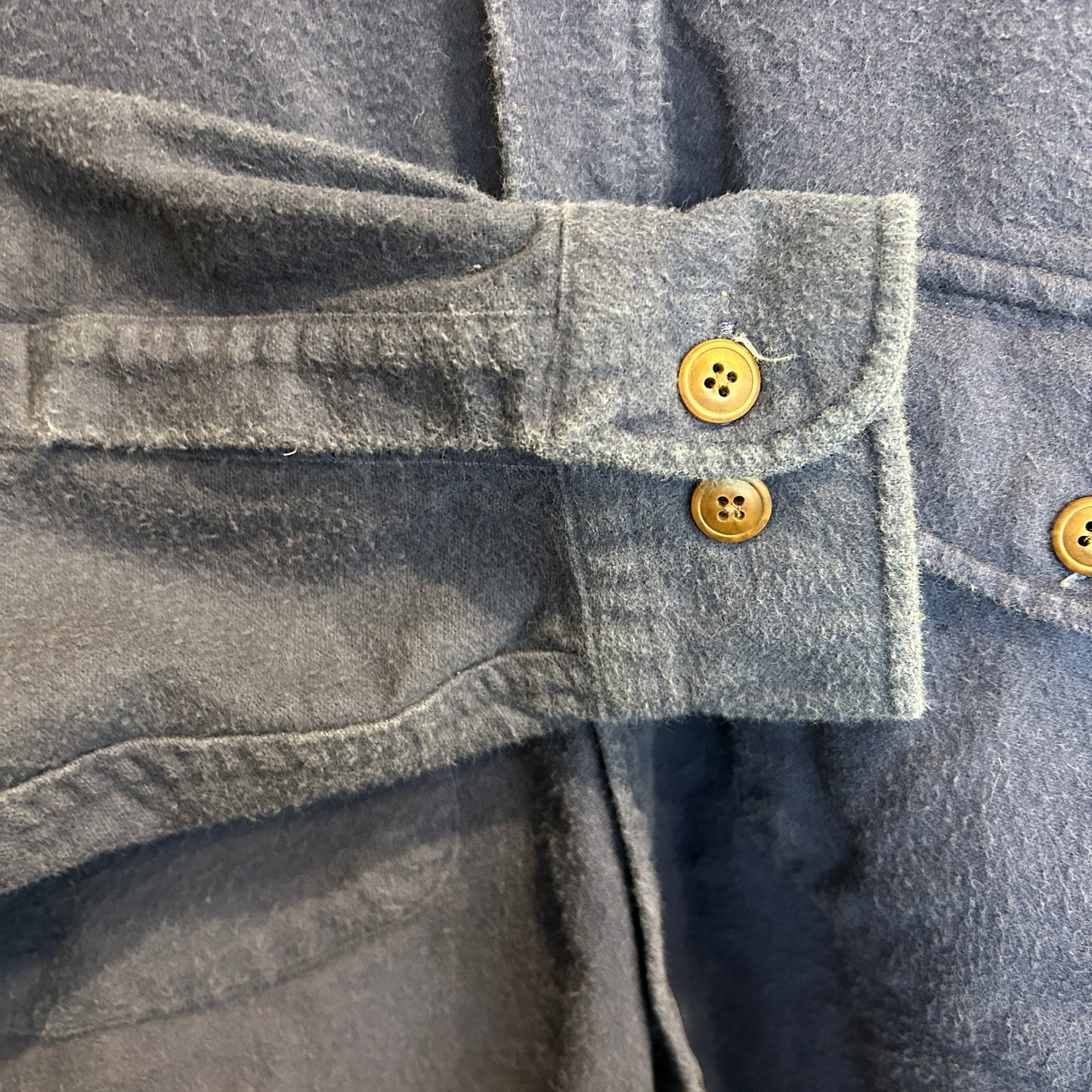 00's St.Johns'Bay  シャモアクロスシャツ 紺 (M)/A8945S-SO