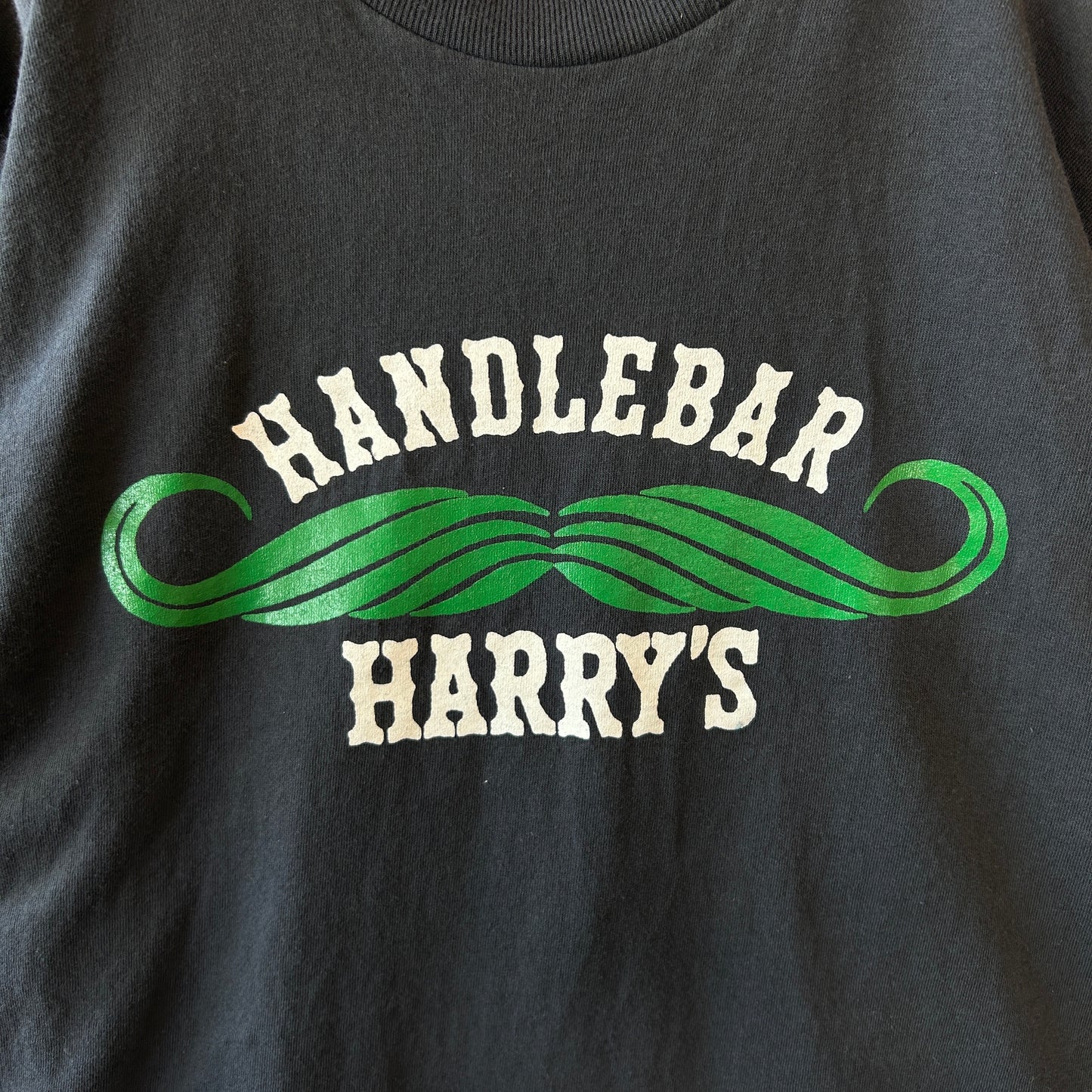 90's Delta HandleBar Harry's ショップTシャツ シングルステッチ USA製 黒 (L)/C0913T-SO