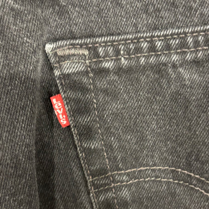 90's Levi's 565 Loose Fit Wide Leg デニムパンツ 黒 (33×30)/B2634P-SO