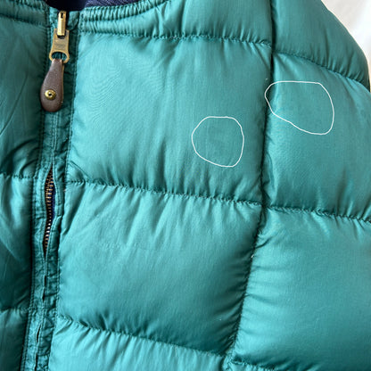 90's Eddie Bauer エディー・バウアー "CANADIAN VEST" リバーシブルグースダウンベスト(L)/C1643V-SO