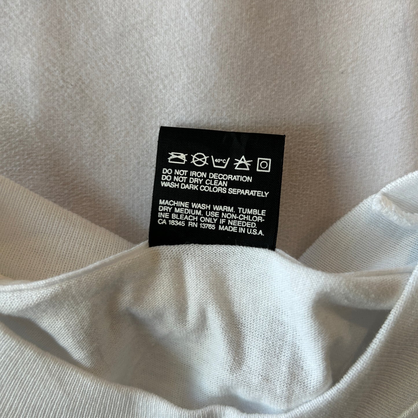 90's NOW and LATER キャンディー 企業Tシャツ 白 Fruit of the loom(L)/A7389T-SO