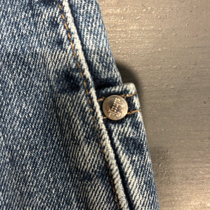 90's Levi's Silber Tab Buggy Pleated デニムパンツ 青 (36×32)/A7350P-SO
