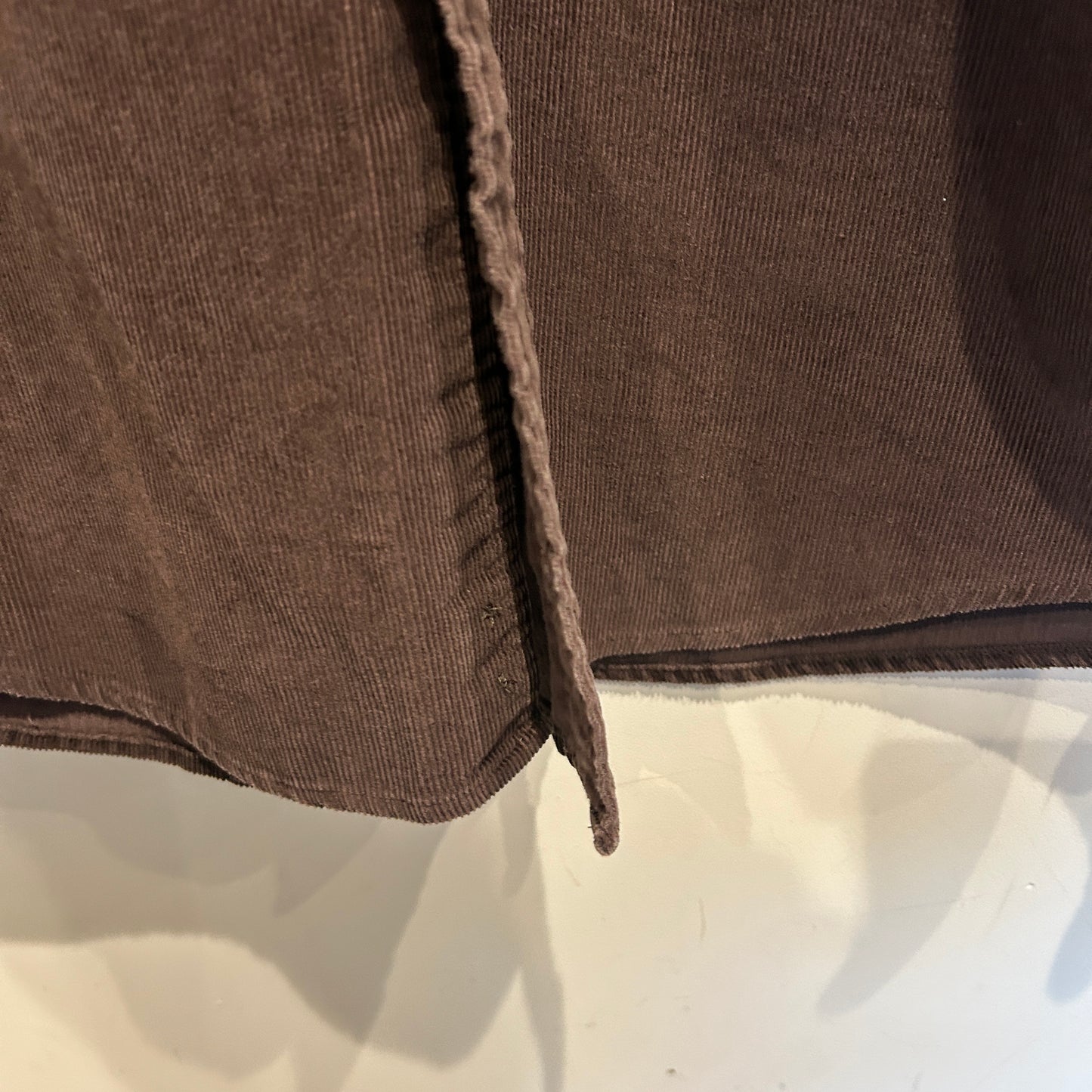 00's L.L.Bean エルエルビーン コーデュロイシャツ 茶 (M)/A8395S-SO