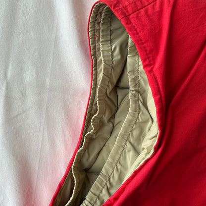 80's Eddie Bauer エディー・バウアー グースダウンベスト レッド(M)/B0581V-SO
