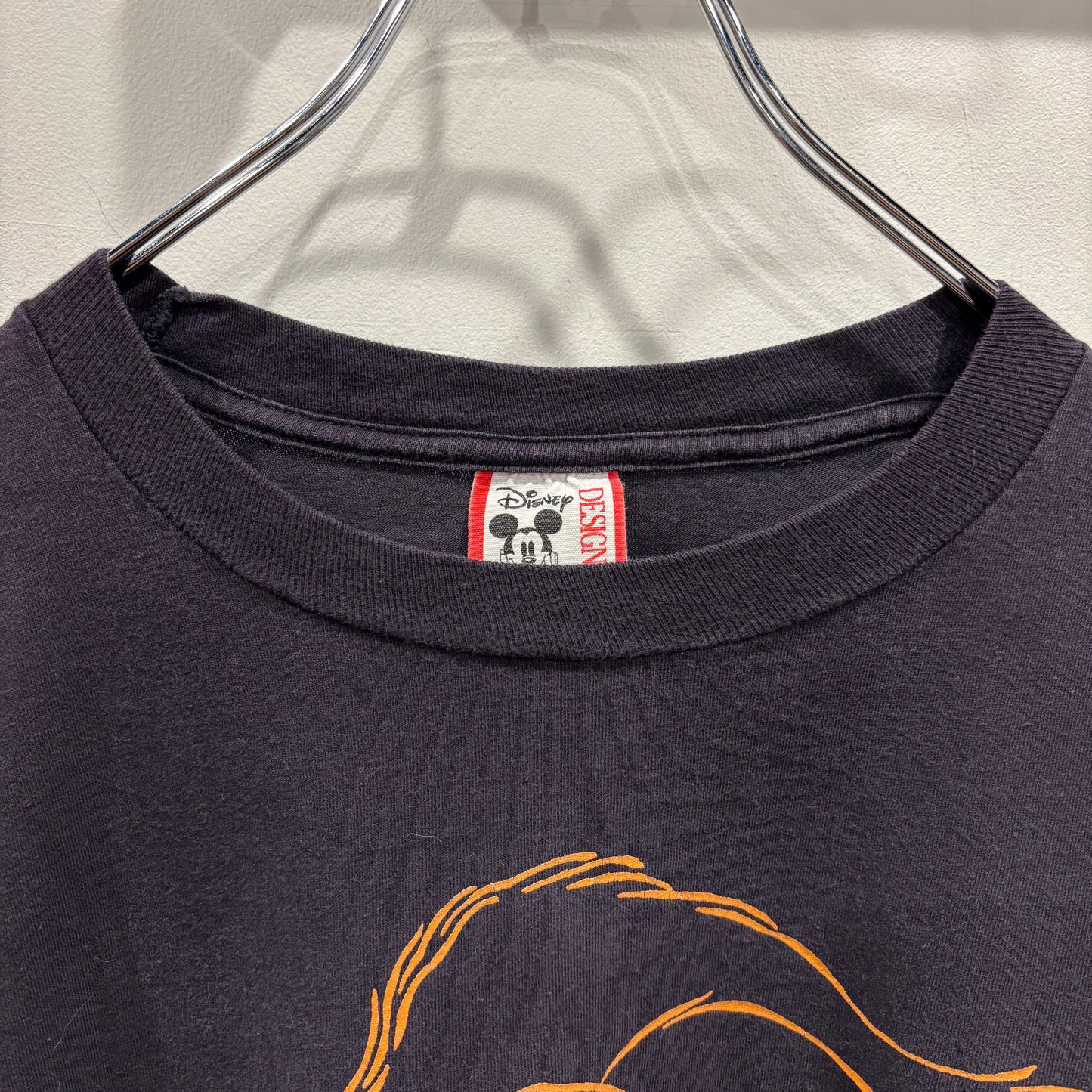 80's Disney "美女と野獣" The Beast ムービーTシャツ 黒(Free Size)/C0433T-SO