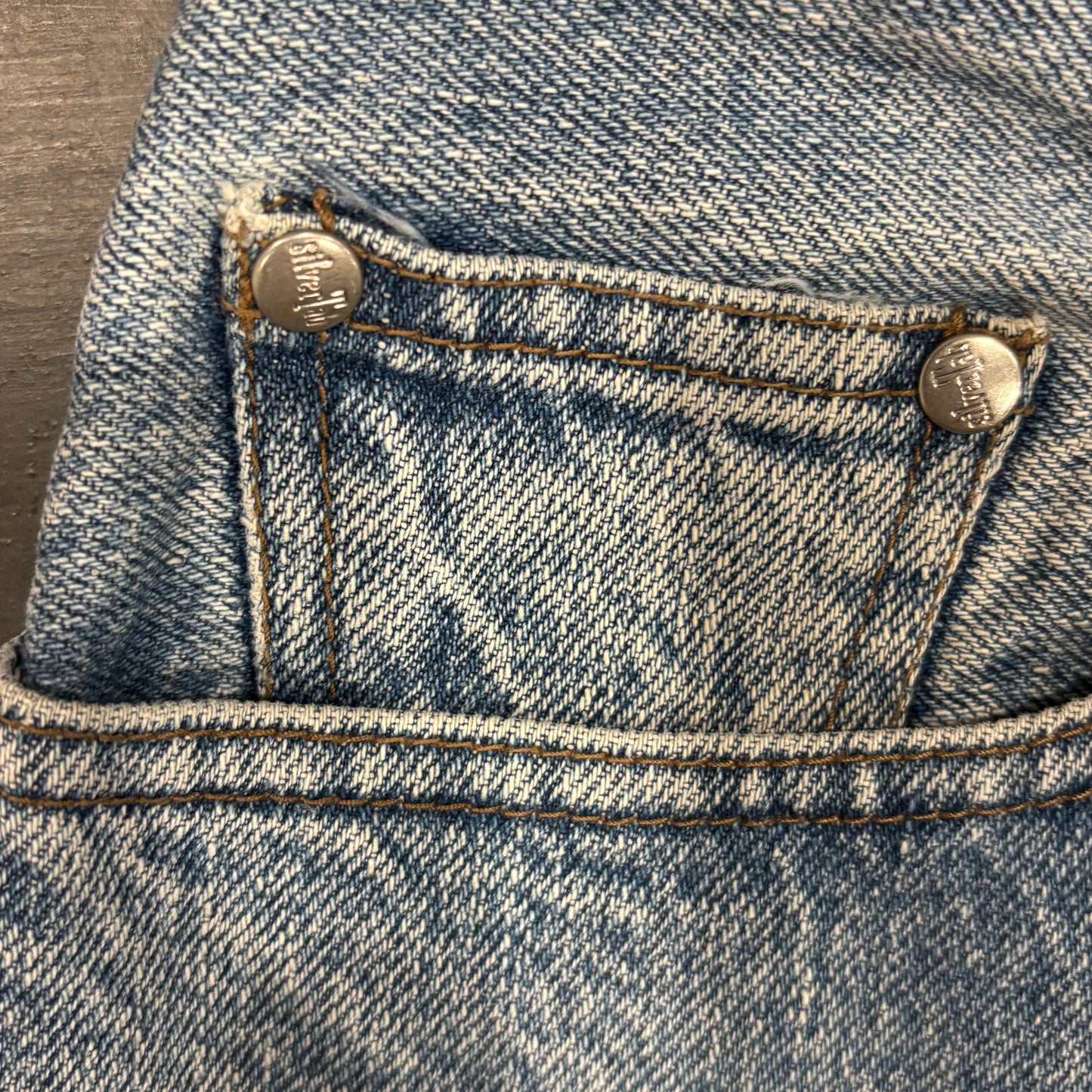 00's Levi's Silber Tab リーバイス Loose デニムパンツ 薄青 (30×30)/B1756P-SO