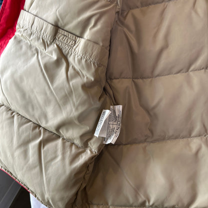80's Eddie Bauer エディー・バウアー グースダウンベスト レッド(M)/B0581V-SO