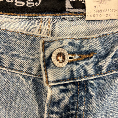 90's Levi's リーバイス Silber Tab デニム バギーパンツ 薄青 (36×36)/B2606P-SO