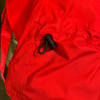 80's Eddie Bauer エディー・バウアー グースダウンベスト レッド(M)/B0581V-SO