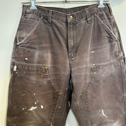 carhartt double knee pants カーハート ダブルニーパンツ ブラウン (32 32)/A8374P-SO