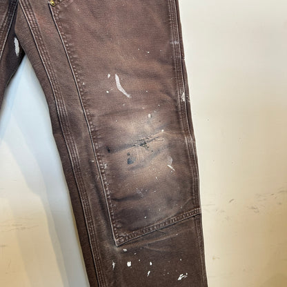 carhartt double knee pants カーハート ダブルニーパンツ ブラウン (32 32)/A8374P-SO