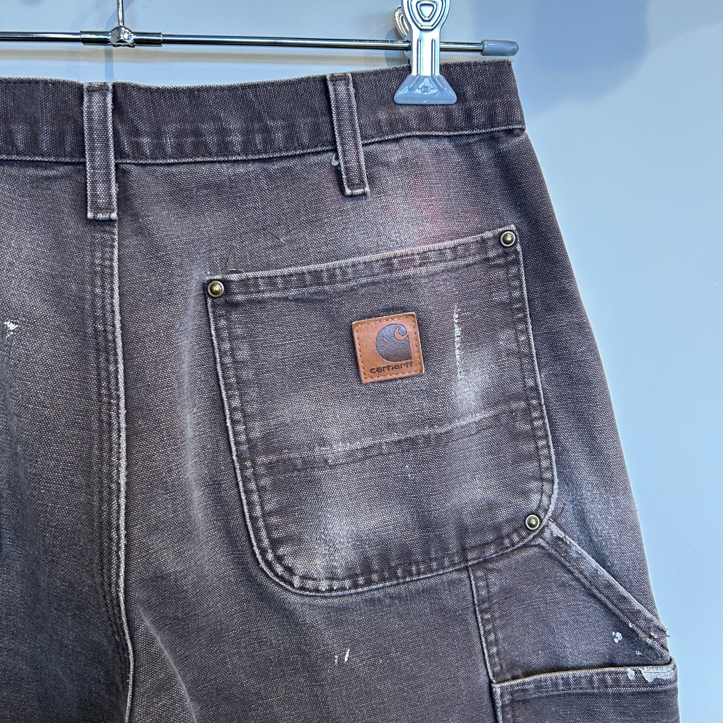 carhartt double knee pants カーハート ダブルニーパンツ ブラウン (32 32)/A8374P-SO