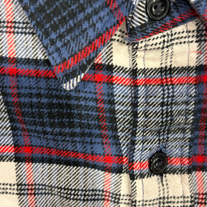 00's Polo Ralph Lauren ラルフローレン チェックシャツ MATLOCK 青赤白黒 (L)/A8163SH-SO