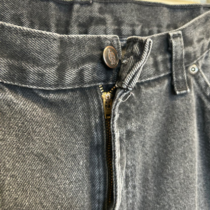 00's Dickies double knee pants ディッキーズ ダブル二ー パンツ ブラック デニム (36 32)/A8368P-SO