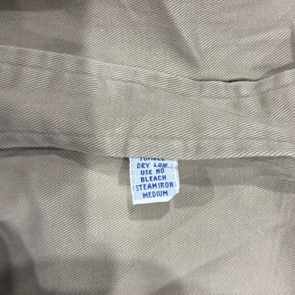 00's Ralph Lauren ラルフローレン 無地シャツ ベージュ (L)/A7944SH-SO