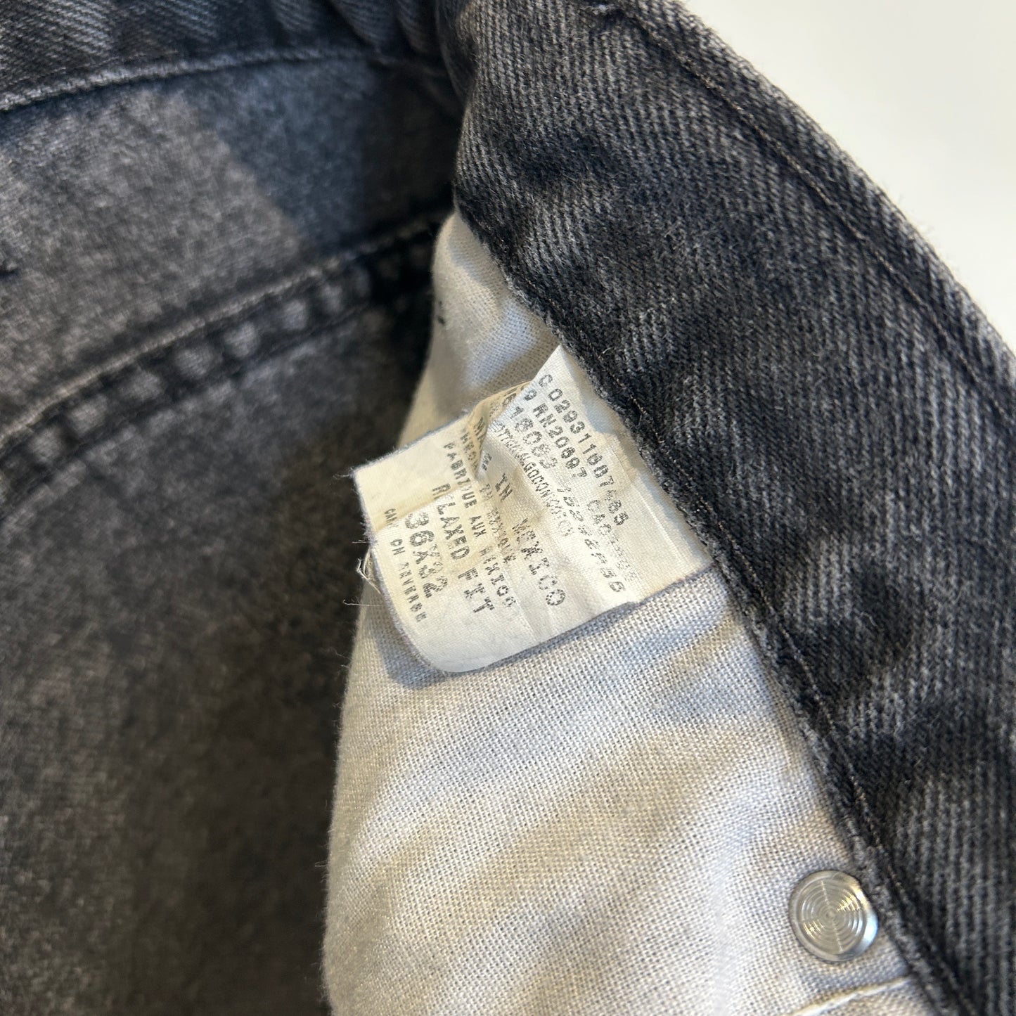 00's Dickies double knee pants ディッキーズ ダブル二ー パンツ ブラック デニム (36 32)/A8368P-SO