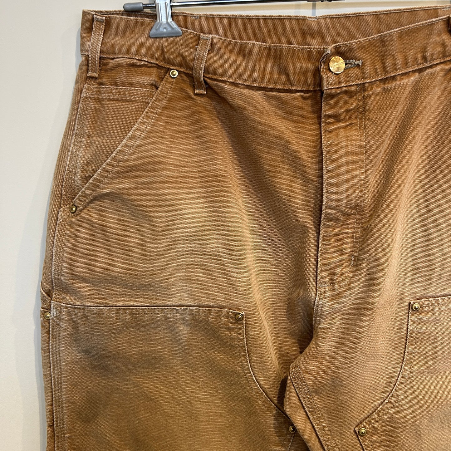 Carhartt double knee pants カーハート ダブルニー Loose パンツ ベージュ (38 32)/A9387P-SO