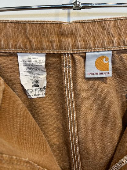Carhartt double knee pants カーハート ダブルニー Loose パンツ ベージュ (38 32)/A9387P-SO