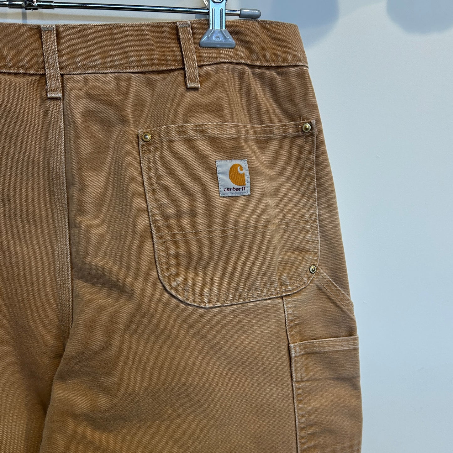 Carhartt double knee pants カーハート ダブルニー Loose パンツ ベージュ (38 32)/A9387P-SO