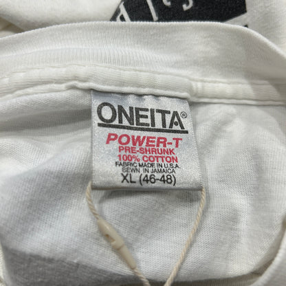 90's カリフォルニア州立ポリテクニック大学 学生ラジオ マーチャンダイズTシャツ 白 ONEITA(XL)/B2721T-SO