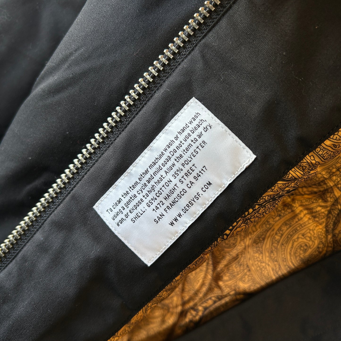 2025 Derby of San Francisco  タグ付き ダービージャケット STYLE 300 クラシック ブラック＆ゴールド(L)/A9778J-SO