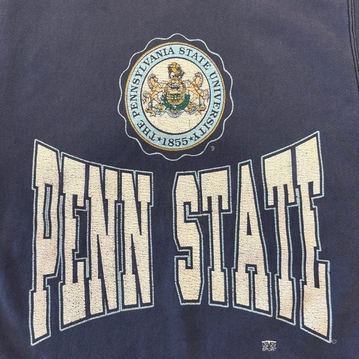 90's  Hanes  リバースウィーブタイプ PENN STATE  カレッジ スウェット ネイビー L /B2353R-SO
