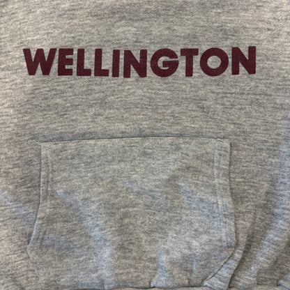 ８0's  Velva Sheen WELLINGTON プリント フーディー  グレー  サイズ不明 /A2146S-S0