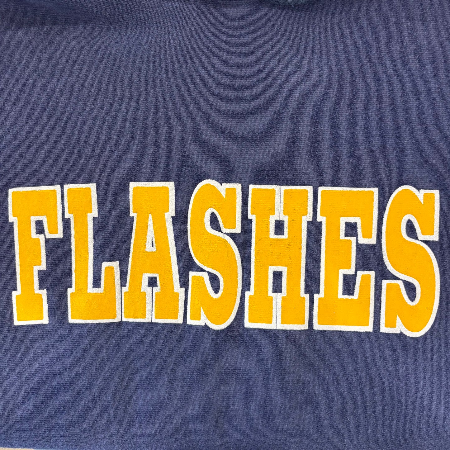 90's  CAMBER  リバースウィーブタイプ FLASHES パーカー フーディー ネイビー XL /B0695R-SO