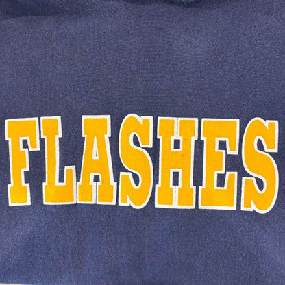 90's  CAMBER  リバースウィーブタイプ FLASHES パーカー フーディー ネイビー XL /B0695R-SO