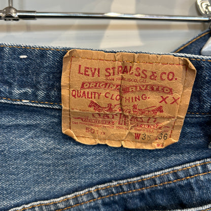 90's Levi's 501 リーバイス デニムパンツ 紺 (36×36)/A9700P-SO