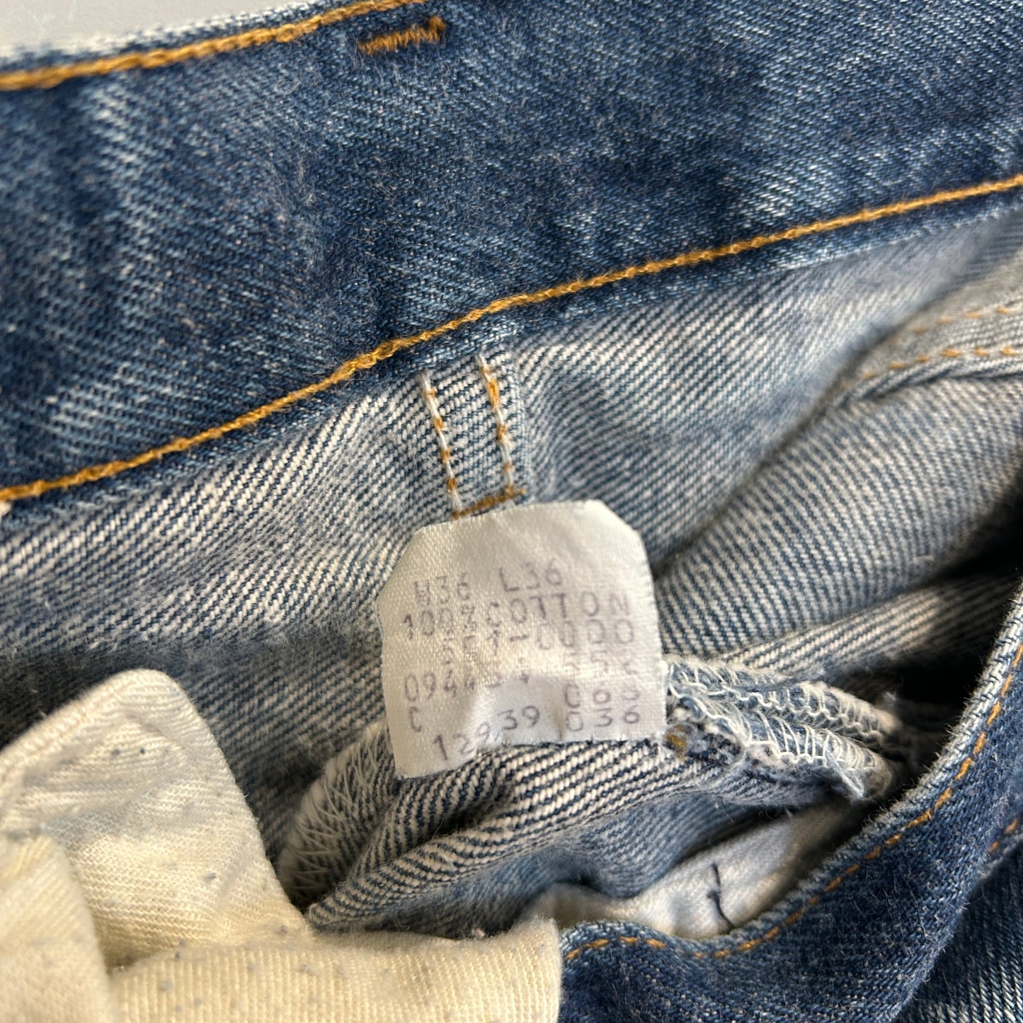 90's Levi's 501 リーバイス デニムパンツ 紺 (36×36)/A9700P-SO