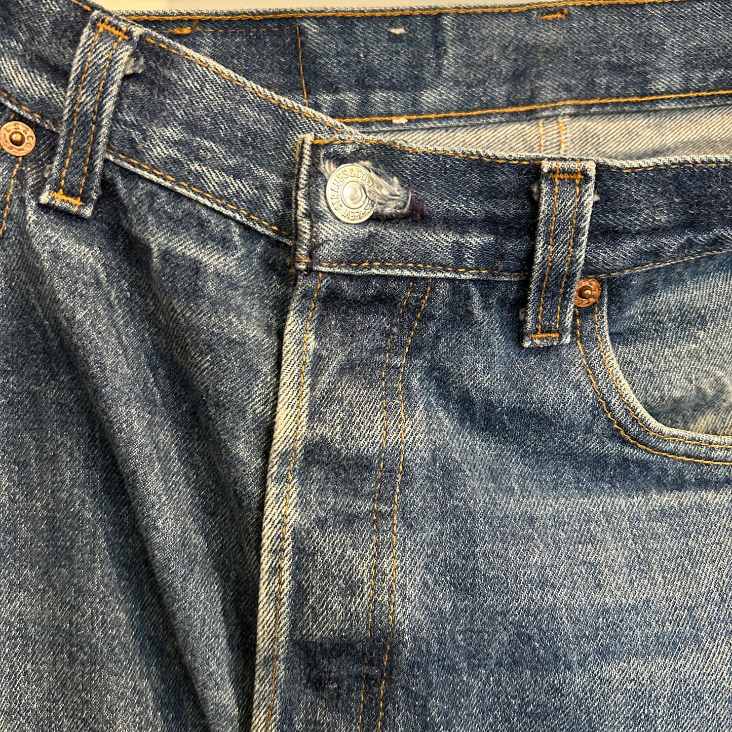 90's Levi's 501 リーバイス デニムパンツ 紺 (36×36)/A9700P-SO