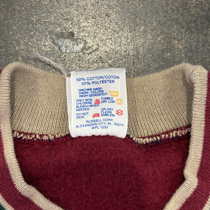 90's KENNEBUNKPORT  MAINE スウェット ワインレッド (L)/B1161S-SO