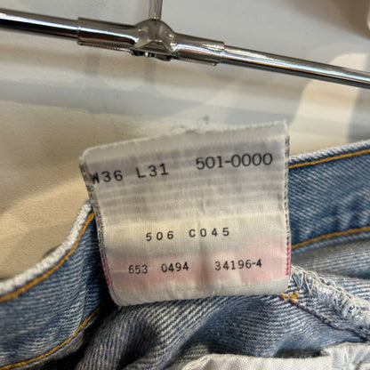 90's Levi's 501 リーバイス デニムパンツ 青 (36×31)/A9717P-SO