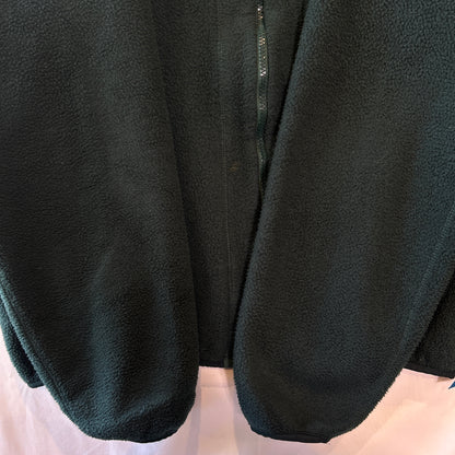 90's Patagonia パタゴニア フリースジャケット USA製　グリーン(XL)/A1145F-SO