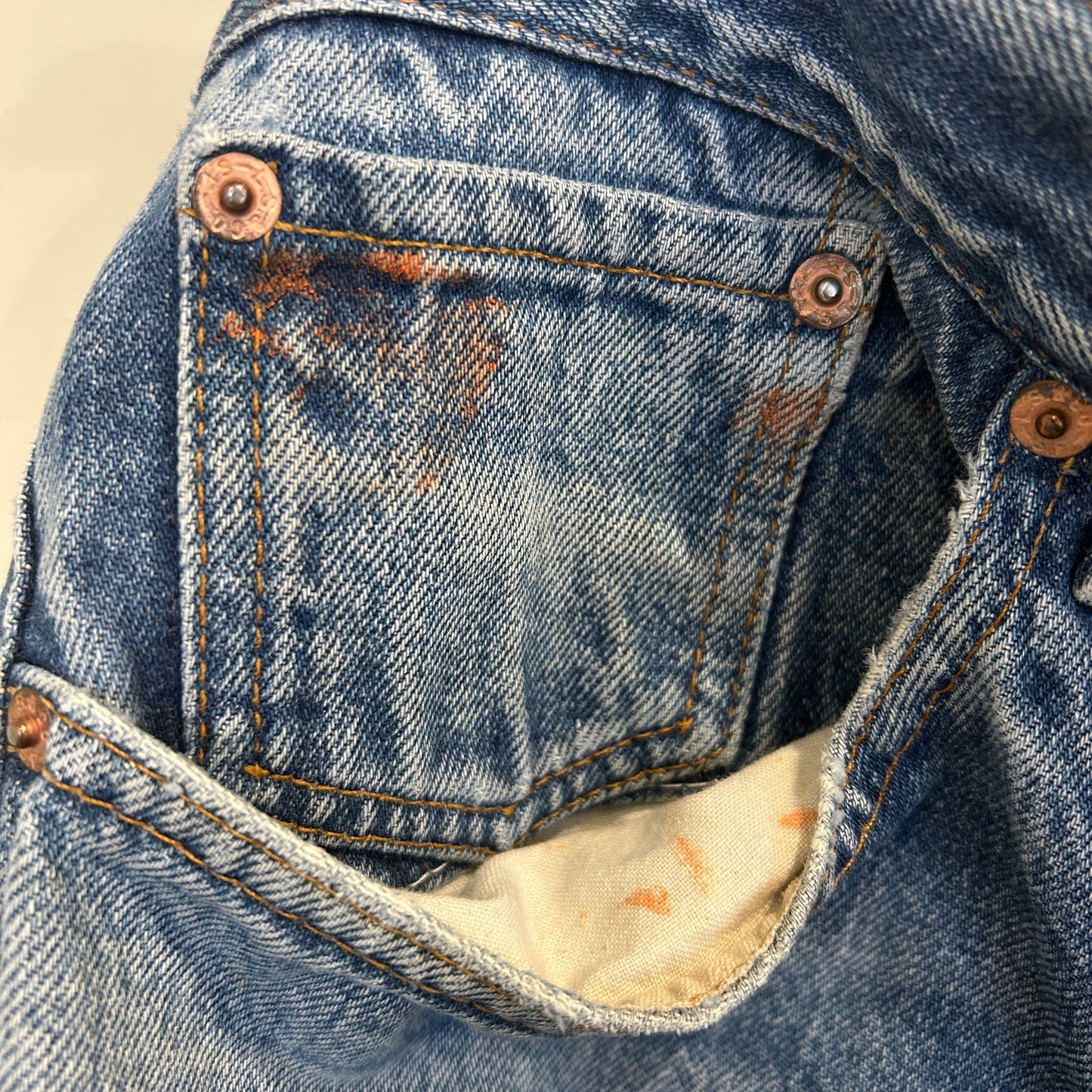 90's Levi's 501 リーバイス デニムパンツ 青 (38×32)/A9705P-SO