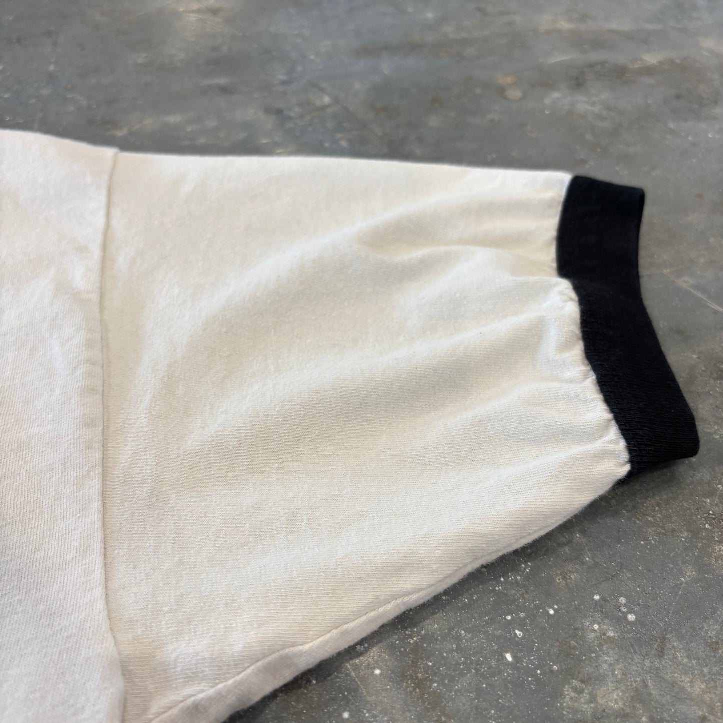 90's Weezer「W STREAK」 バンド リンガーTシャツ 白 (サイズ不明）/C0295T-SO